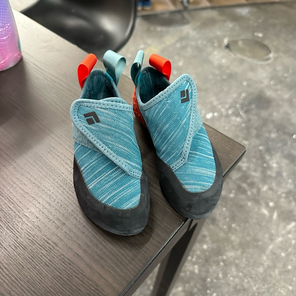 Kids Rock Climbing Shoes, worn a handful of times before we grew out of them.